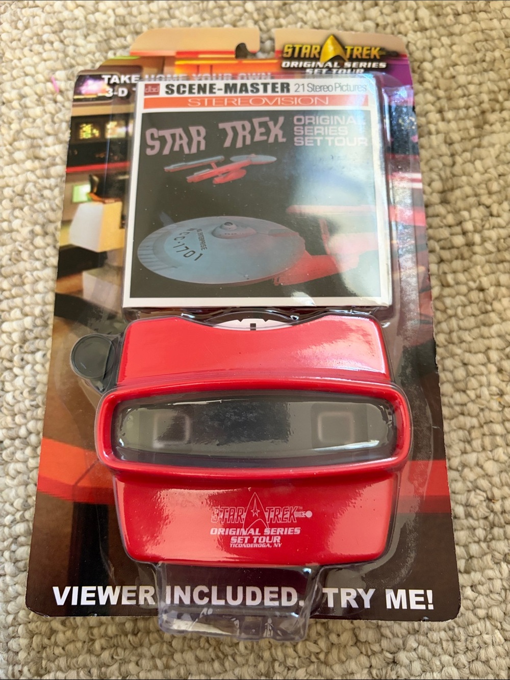 Star Trek Original Series Red Handheld Viewer